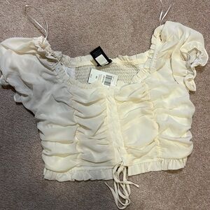 Hot topic ruffle crop top